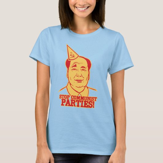 Stop Communist Parties T-Shirt Tシャツ (正面)