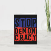 Stop Demoncracy Donald Trump  カード (正面)
