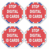 Stop Digital ID Cards シール (正面)