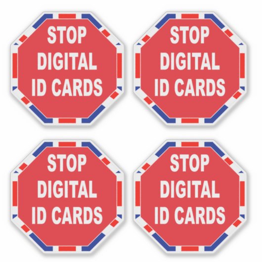 Stop Digital ID Cards シール (正面)