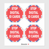 Stop Digital ID Cards シール (シート)