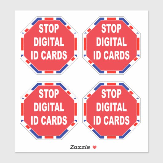 Stop Digital ID Cards シール (シート)