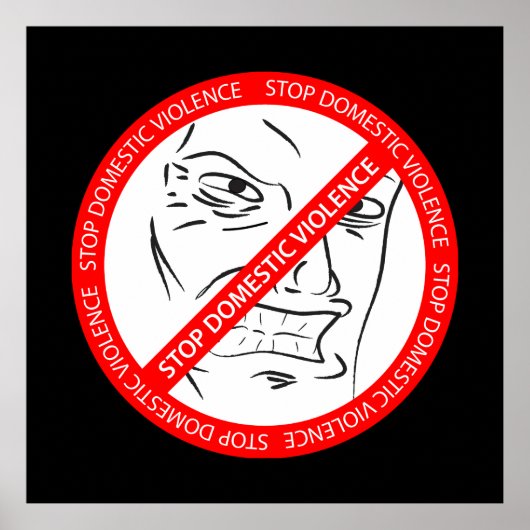Stop domestic violence ポスター (正面)