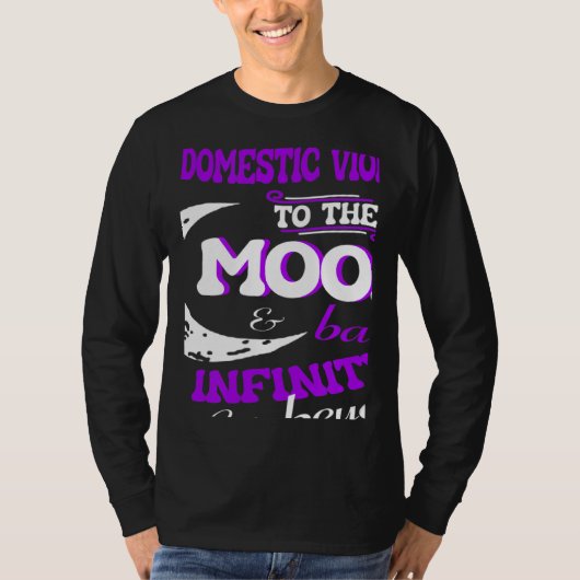 Stop Domestic Violence Domestic Violence Awareness Tシャツ (正面)