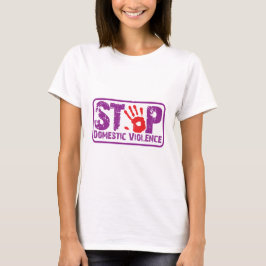 Stop Domestic Violence Tシャツ