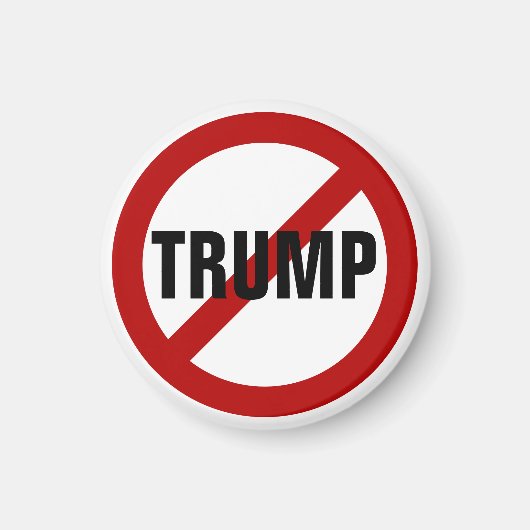 Stop Donald Trump Anti-Trump Pinback Button マグネット (正面)