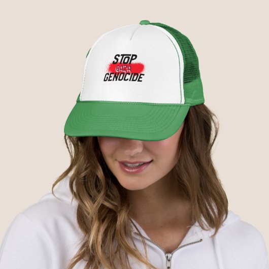 Stop Gaza Genocide キャップ (インサイチュ)