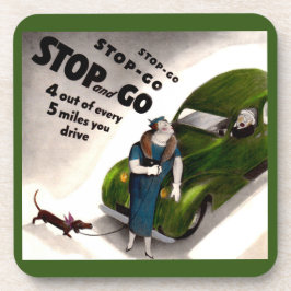 Stop, Go, but don’t hit the fat lady or her dog コースター