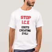 STOP I.C.E. Tシャツ (正面)