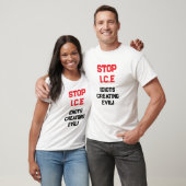 STOP I.C.E. Tシャツ (ユニセックス)
