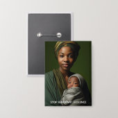 Stop Ignorant Violence Button 缶バッジ (正面/裏面)