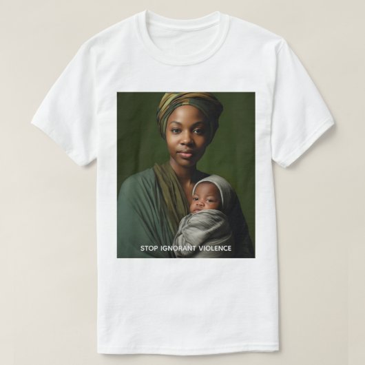 Stop Ignorant Violence T-Shirt Tシャツ (デザイン正面)