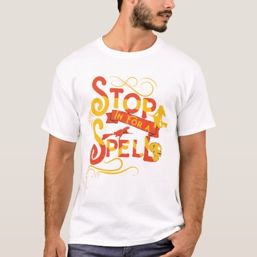Stop In For A Spell Halloween T-Shirt Tシャツ (正面)