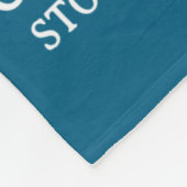 Stop Ing The Chickens English Grammar Funny Te  フリースブランケット (角)