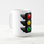 Stop light コーヒーマグカップ (正面左)