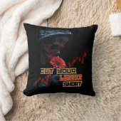 Stop loss | Motivation | Fantasy trade Design クッション (ブランケット)