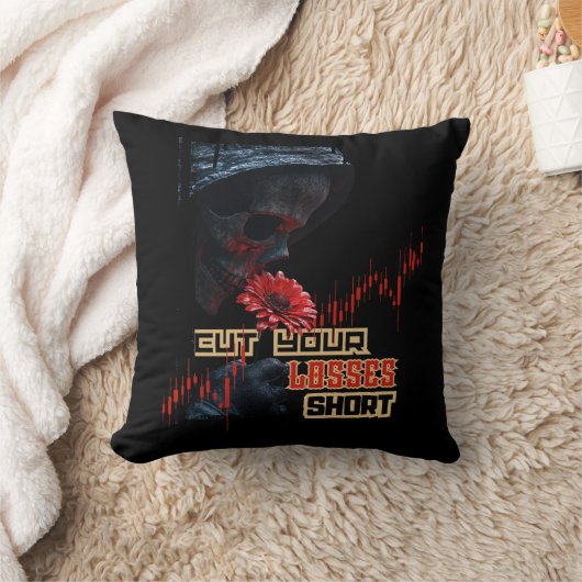 Stop loss | Motivation | Fantasy trade Design クッション (ブランケット)
