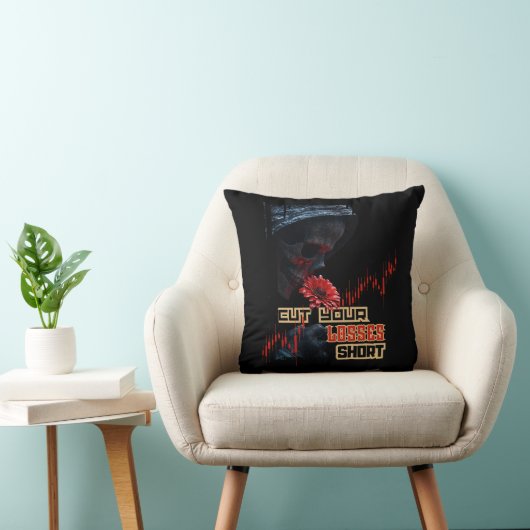 Stop loss | Motivation | Fantasy trade Design クッション (椅子)