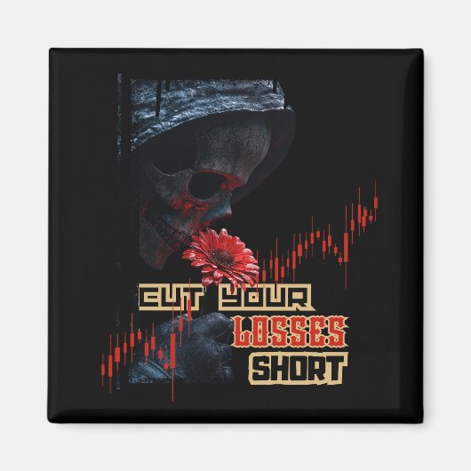 Stop loss | Motivation | Fantasy trade Design マグネット (正面)