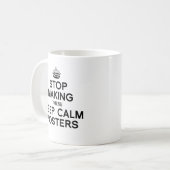 STOP MAKING THESE KEEP CALM POSTERS -.png コーヒーマグカップ (正面左)