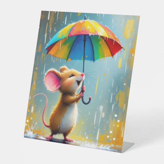 Stop mousing around 台座サイン (正面)