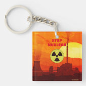 Stop Nuclear キーホルダー (正面)