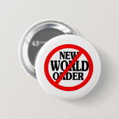 STOP NUEVO ORDEN MUNDIAL 缶バッジ (正面&裏面)
