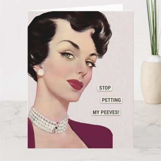 Stop Petting My Peeves カード (正面)