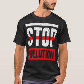 Stop pollution tシャツ (正面)