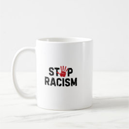 stop racism  コーヒーマグカップ