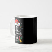 Stop Saying 6-7 Funny Teacher Students 67 Christma コーヒーマグカップ (正面左)