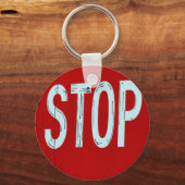 Stop sign  キーホルダー (正面)