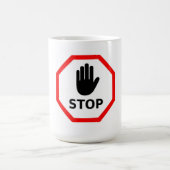 Stop sign コーヒーマグカップ (中央)