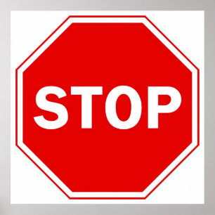 Stop Sign ポスター