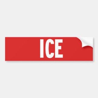 stop sign ice バンパーステッカー