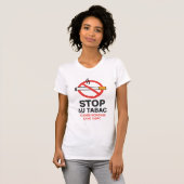 "Stop Smoking" T-Shirt Design – No Tobacco  Tシャツ (正面フル)