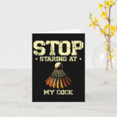 Stop Staring At My Badminton Player Racket  カード (黄色い花)