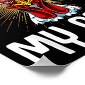 Stop Staring At My Funny Farmer Sarcastic Chicken  ポスター (角)