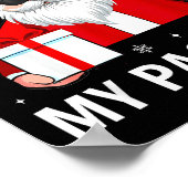 Stop Staring At My Package Christmas Adult Humor F ポスター (角)