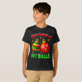 Stop Staring At My Pjs Pajamas Christmas Xmas Men  Tシャツ (正面フル)