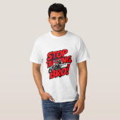 Stop Talking Bro – Bold Attitude T-Shirt Tシャツ (正面フル)