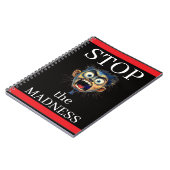 Stop the Madness Notebook ノートブック (左側)