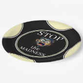 Stop the Madness Paper Plate ペーパープレート (アングル)