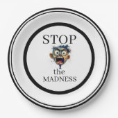 Stop the Madness Paper Plate ペーパープレート (正面)