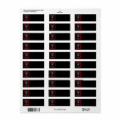 Stop the Madness Return Address Label ラベル (フルシート)