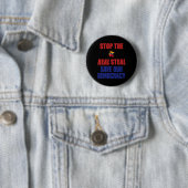 Stop The Real Steal Save Our Democracy - No Kings  缶バッジ (インサイチュ)