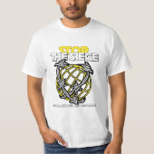 Stop The Siege FAMINE IN Gaza Starvation  Tシャツ (正面)