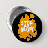 Stop the Slop反AI声明エピック名言 缶バッジ (正面&裏面)