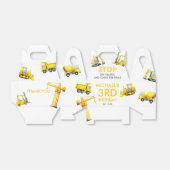 Stop The Traffic Construction Trucks Birthday フェイバーボックス (折り畳みなし)