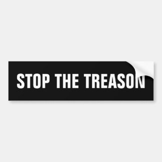 STOP THE TREASON バンパーステッカー